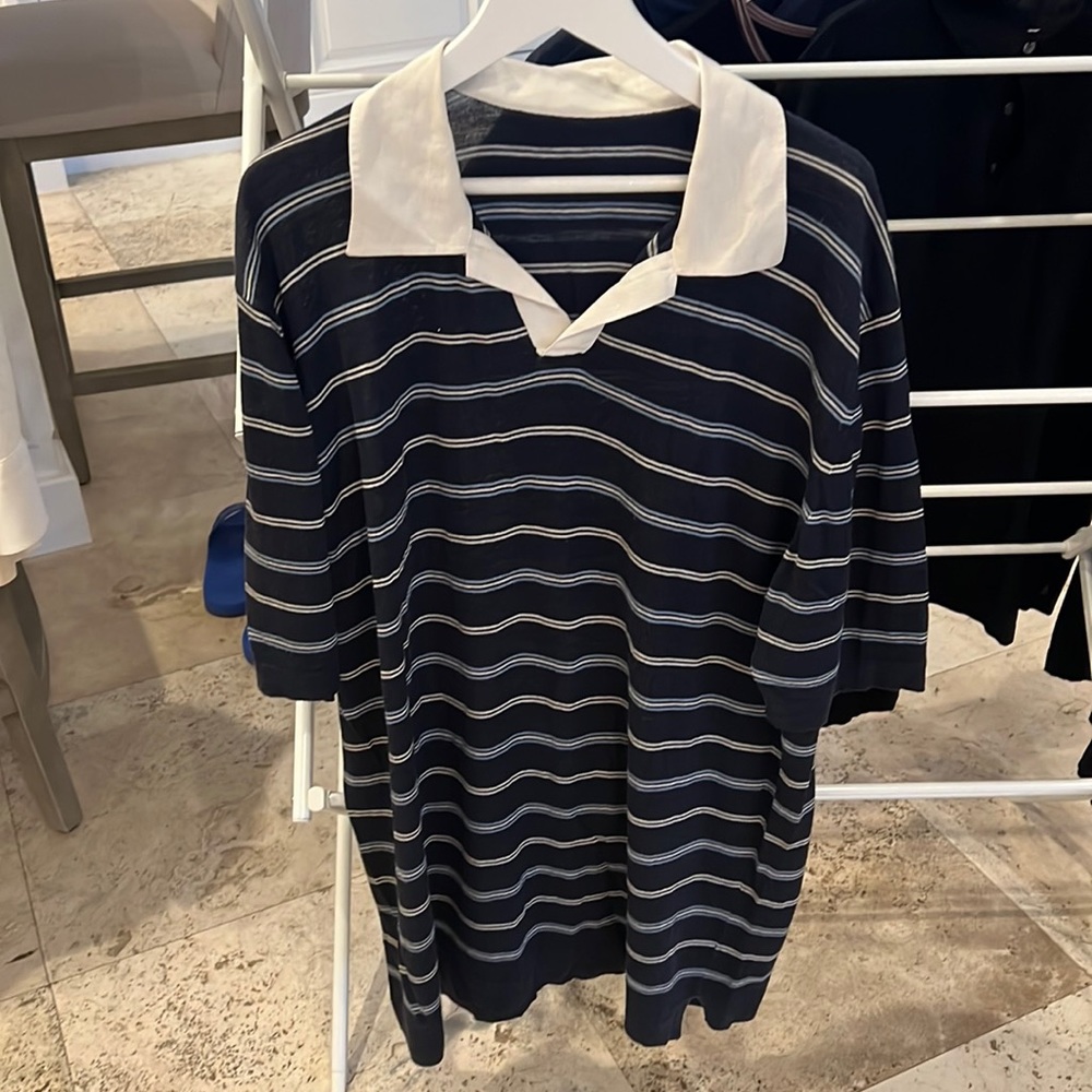 striped polo